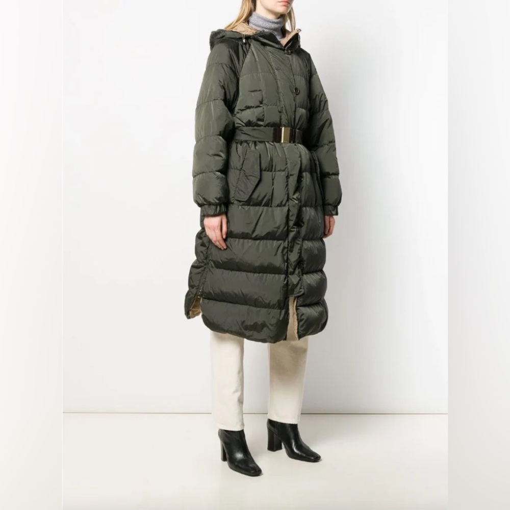 Max Mara Cube Belted Padded Reversible Coat SZ XS